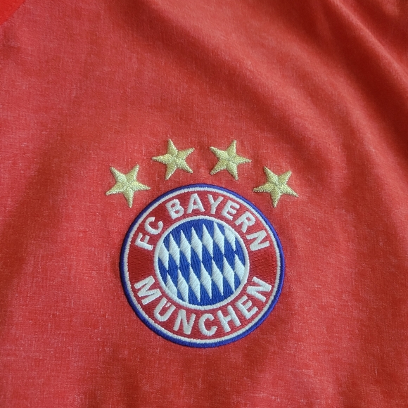 Adidas Jacket Mens XLarge FC Bayern Munchen Anthem Red AC6727 - Picture 2 of 5